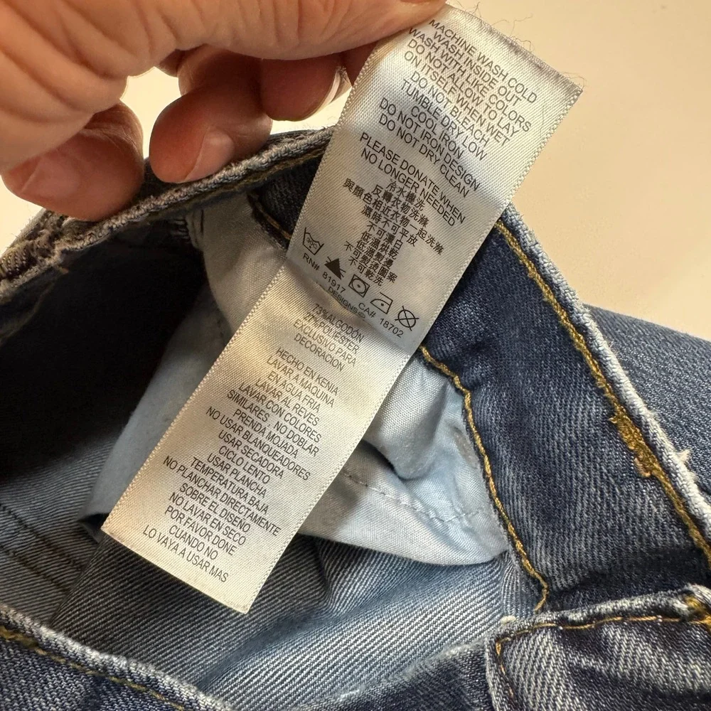 Levis Jeans Boys Size 14 Blue 505 Regular Denim Classic Straight Leg